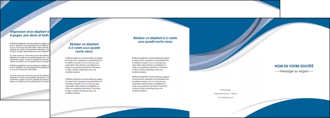 faire modele a imprimer depliant 4 volets  8 pages  texture contexture structure MLGI50148