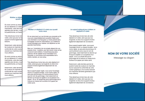 imprimerie depliant 3 volets  6 pages  texture contexture structure MLGI50164