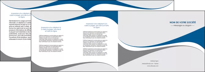 realiser depliant 4 volets  8 pages  texture contexture structure MLGI50504