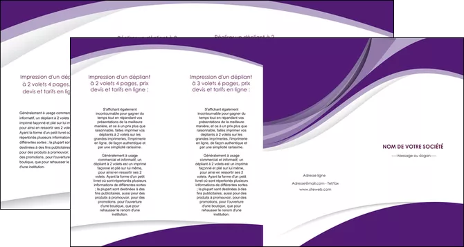 faire depliant 4 volets  8 pages  texture contexture structure MLGI50740