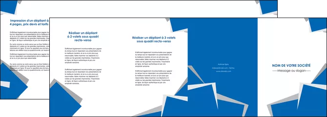 cree depliant 4 volets  8 pages  texture contexture structure MLGI50916