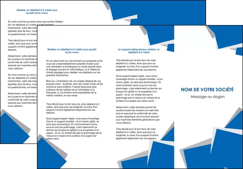 personnaliser modele de depliant 3 volets  6 pages  texture contexture structure MLGI50932