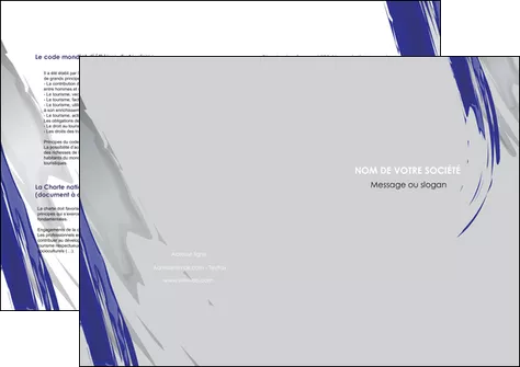 creation graphique en ligne depliant 2 volets  4 pages  texture contexture structure MLGI51454