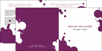 modele depliant 2 volets  4 pages  texture contexture structure MLGI52432