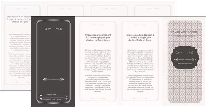exemple depliant 4 volets  8 pages  texture contexture fond MLGI53020