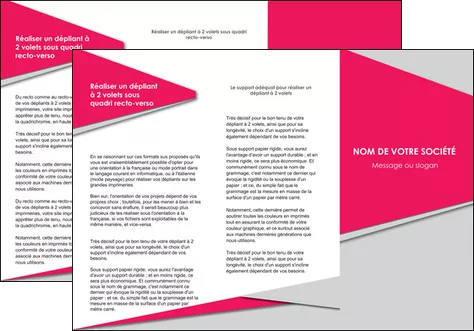 creation graphique en ligne depliant 3 volets  6 pages  texture contexture structure MLGI53422