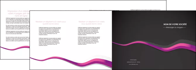 faire depliant 4 volets  8 pages  texture contexture structure MLGI53874