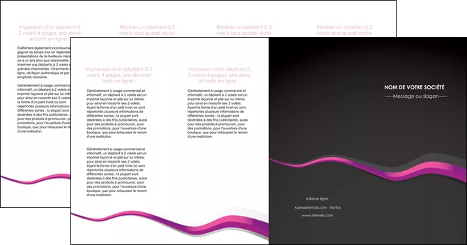 creation graphique en ligne depliant 4 volets  8 pages  texture contexture structure MLGI53878