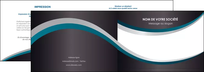 imprimerie depliant 2 volets  4 pages  texture contexture structure MLGI54444
