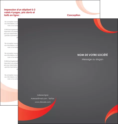 faire depliant 2 volets  4 pages  texture contexture structure MLGI54762
