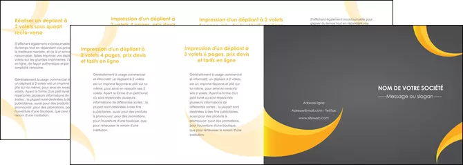 exemple depliant 4 volets  8 pages  texture contexture structure MIFCH54898