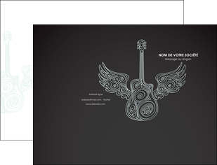 personnaliser maquette pochette a rabat loisirs guitare musique musicale MLGI54988