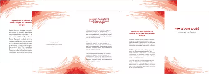impression depliant 4 volets  8 pages  texture contexture structure MLGI55062