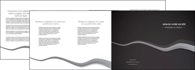 faire depliant 4 volets  8 pages  texture contexture structure MLGI55152