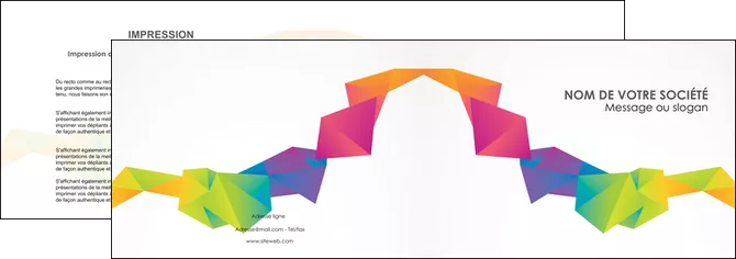 realiser depliant 2 volets  4 pages  texture contexture structure MLGI55456
