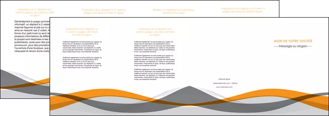 realiser depliant 4 volets  8 pages  texture contexture structure MLGI55802
