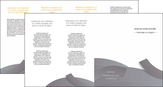 creation graphique en ligne depliant 4 volets  8 pages  texture contexture structure MLGI56686