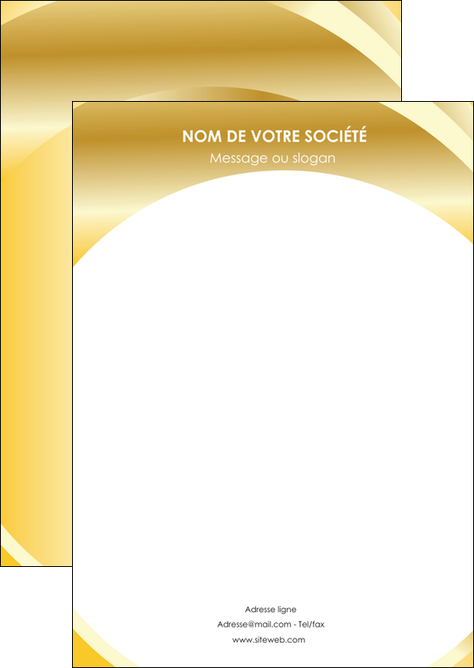 creation graphique en ligne flyers bijouterie dore brillant classe MLGI56860