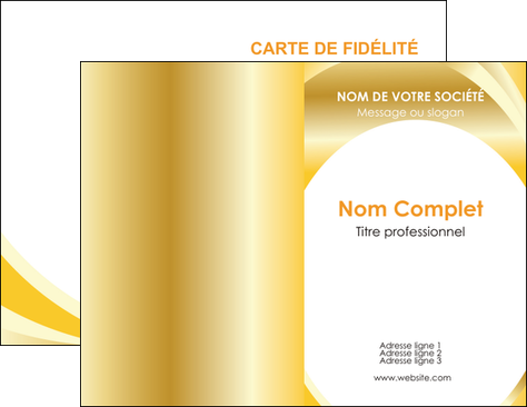 modele carte de visite bijouterie dore brillant classe MLGI56866