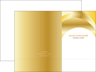imprimerie pochette a rabat bijouterie dore brillant classe MLGI56870