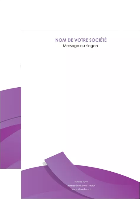 exemple affiche violet fond violet violet pastel MLGI56910