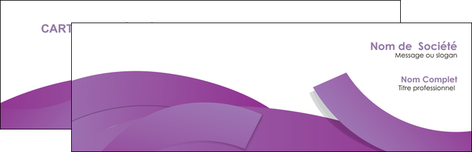 impression carte de visite violet fond violet violet pastel MLGI56916