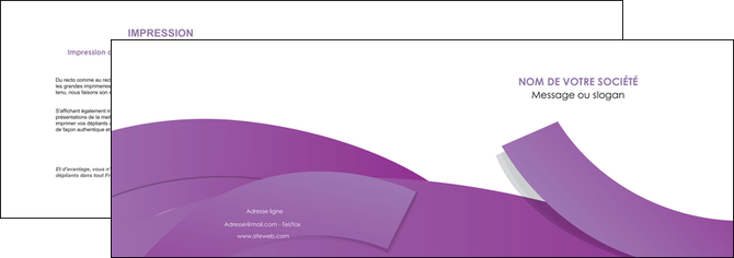 creation graphique en ligne depliant 2 volets  4 pages  violet fond violet violet pastel MLIP56926