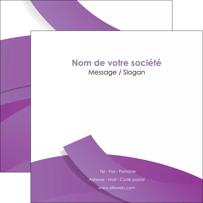 imprimerie flyers violet fond violet violet pastel MLGI56940