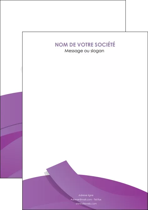 exemple flyers violet fond violet violet pastel MLGI56954