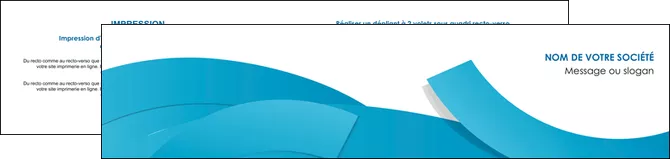 cree depliant 2 volets  4 pages  bleu bleu pastel fond bleu pastel MLGI57214