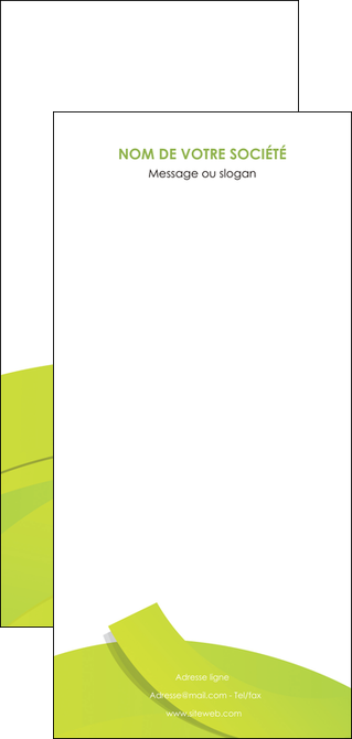 creation graphique en ligne flyers espaces verts vert vert pastel colore MLIP57280