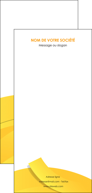 modele en ligne flyers jaune fond colore fond jaune MLIP57384