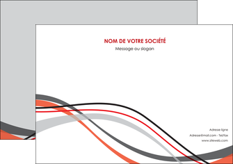 cree affiche web design gris rouge fond gris MLGI57420