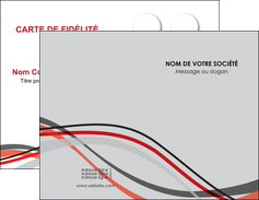 creation graphique en ligne carte de visite web design gris rouge fond gris MLGI57430