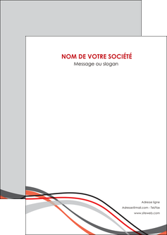 faire flyers web design gris rouge fond gris MLGI57436