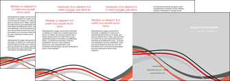 impression depliant 4 volets  8 pages  web design gris rouge fond gris MLGI57444