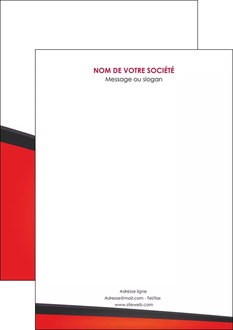 creer modele en ligne flyers orange rouge orange colore MLGI57734