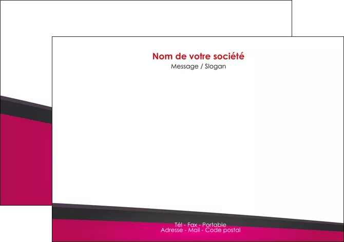 personnaliser maquette flyers fuchsia gris fond fuchsia MLGI57922