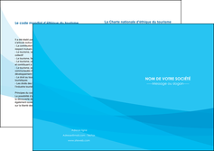 modele en ligne depliant 2 volets  4 pages  web design bleu bleu pastel couleurs froides MLGI57990