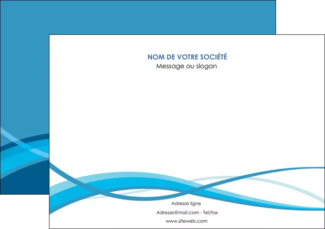 imprimer affiche bleu couleurs froides fond bleu MLGI58140