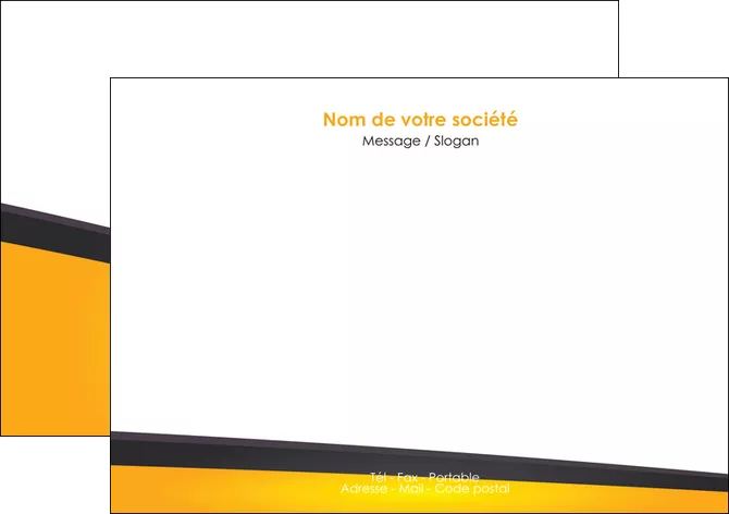 creer modele en ligne flyers jaune fond jaune colore MLGI58304