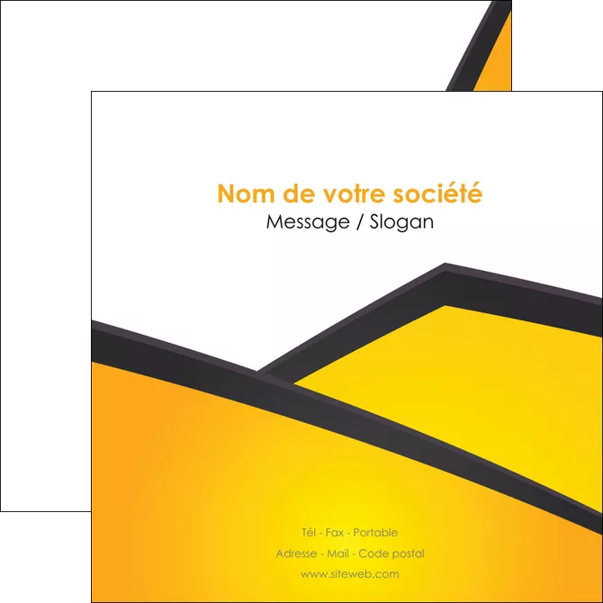 faire modele a imprimer flyers jaune fond jaune colore MLGI58312