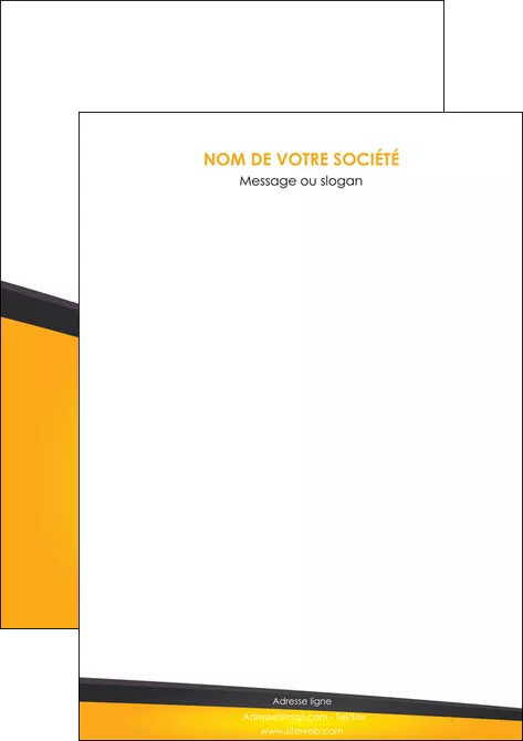 modele en ligne affiche jaune fond jaune colore MLGI58322