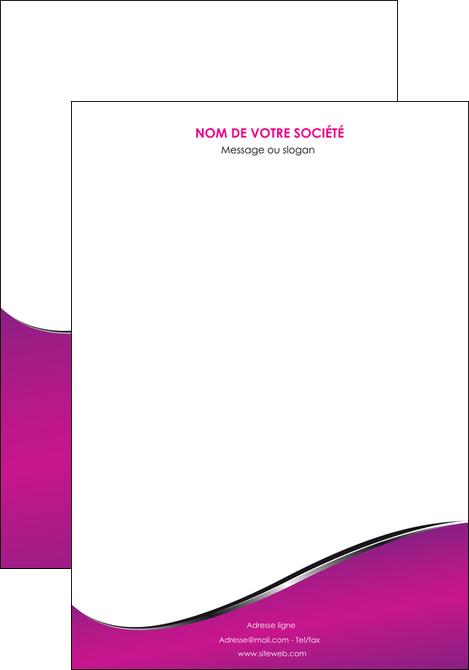 personnaliser modele de affiche violet fond violet colore MIS58634