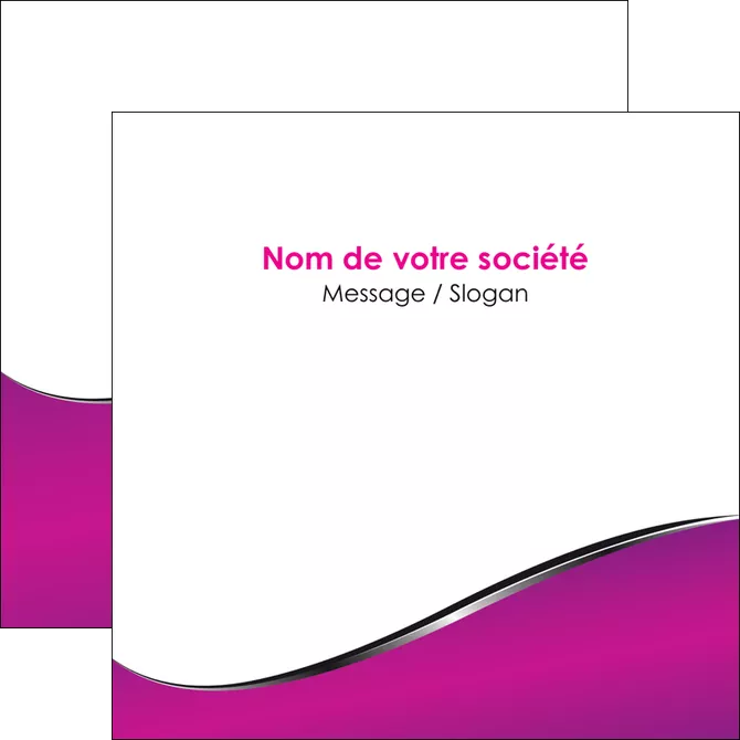 realiser flyers violet fond violet colore MIF58660