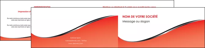 impression depliant 2 volets  4 pages  rouge rouille colore MLGI58726