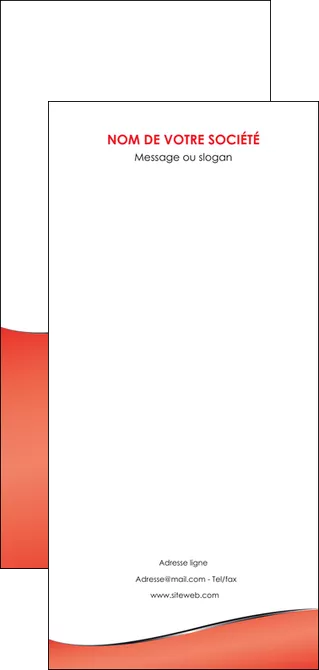 imprimerie flyers rouge rouille colore MIFCH58740