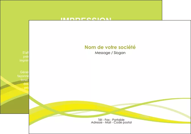 modele en ligne flyers espaces verts vert vert pastel fond vert MLGI58764