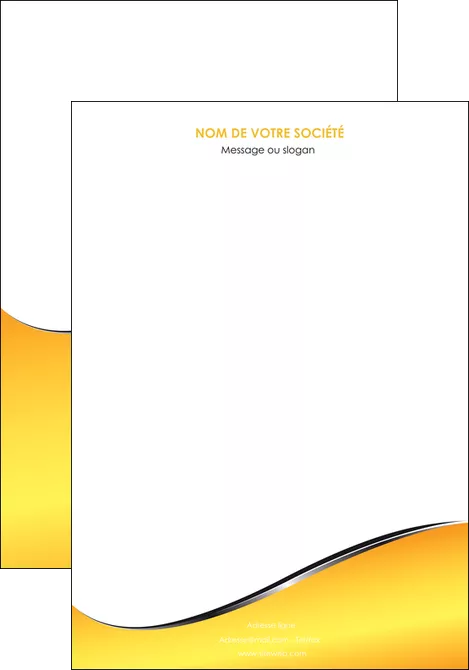 creation graphique en ligne affiche jaune fond jaune colore MLGI58912