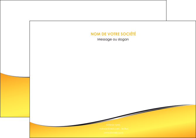 exemple flyers jaune fond jaune colore MIFBE58940